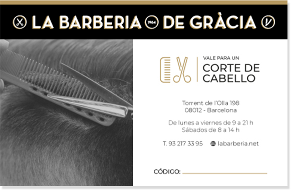 Vale para un corte de cabello